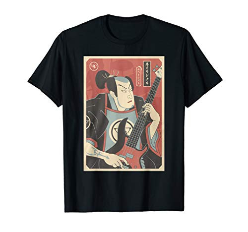 SAMURAI BASSIST t-shirt Funny Bass Guitar Player lover gift SAMURAI BASSIST t-shirt Funny Bass Guitar Player lover gift