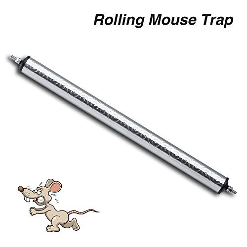 BOFUYA Rolling Mouse Trap - Rodent Traps Mouse Control - Kill or No Contain Trap for Mice,Rats & Other Pests & Rodents