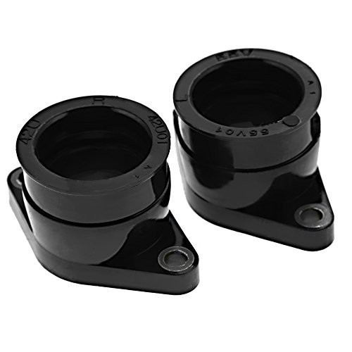 Carburetor Intake Manifold Boots Replacement for Yamaha TT350 1986-1987 XT350 1985-2000 Replace42U-13596-01-00  55V-13586-01-00