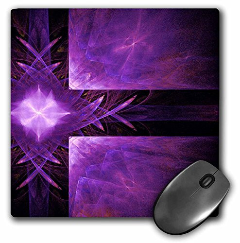 3dRose LLC 8 x 8 x 0.25 Inches Mouse Pad  Deep Purple Heavenly Crossroads  mp_29145_1