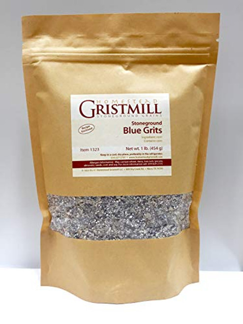 Homestead Gristmill Non-GMO Chemical-Free All-Natural Stone-ground Blue Corn Grits 2 Pack Homestead Gristmill Non-GMO Chemical-Free All-Natural Stone-ground Blue Corn Grits 2 Pack