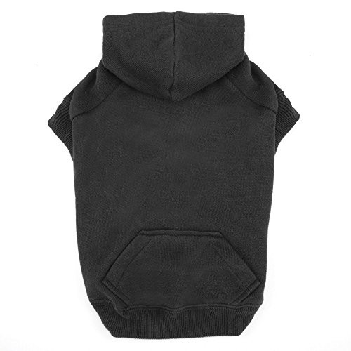 Casual Canine Basic Dog Hoodie  Medium  Black