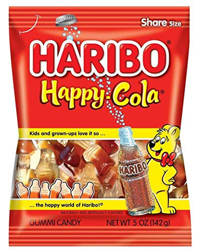 Haribo Halal Happy Cola 100g  Cola Aromali Yumusak Seker