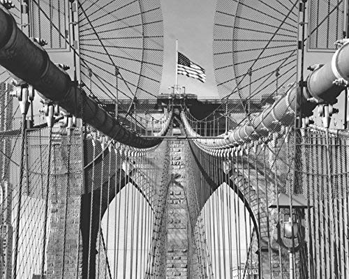 Black and White Photography Brooklyn Bridge Print New York City Wall Art New York Architectural Art Industrial Wall Decor Picture Black and White Photography Brooklyn Bridge Print New York City Wall Art New York Architectural Art Industrial Wall Decor Picture