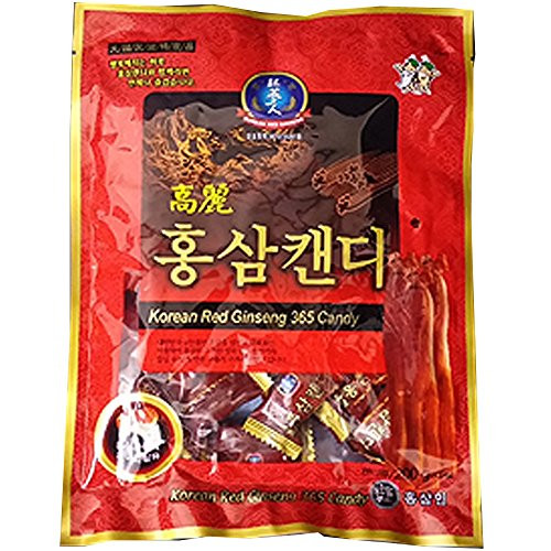 Korean Red Ginseng Candy  Korean Red Ginseng Extract Candy Snack  Size   200g  Gram