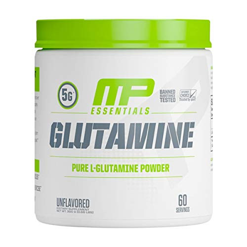 MusclePharm Essentials Glutamine Powder  Pure L-Glutamine  Unflavored  60 Servings