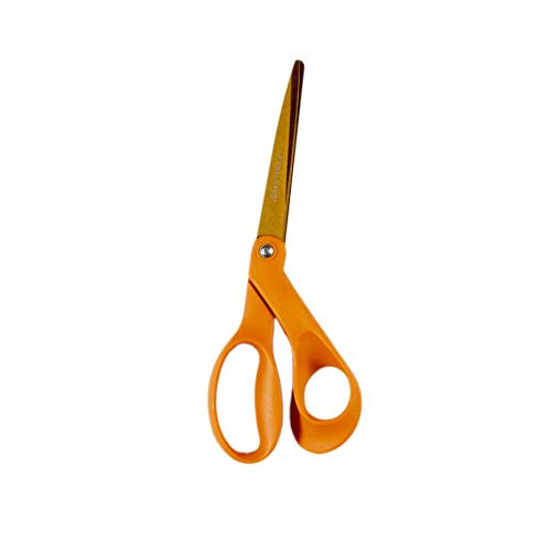 Fiskars Premier 8'' Bent Titanium Scissors Orange