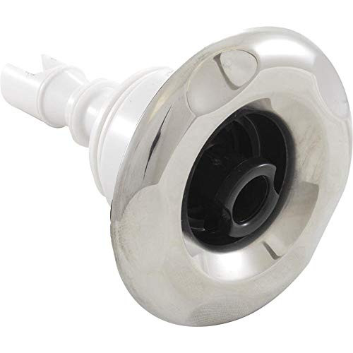 Waterway Plastics 806105437273 Internal WW Mini Storm 3" fd Dir Scalloped Stainless Steel Black Jet