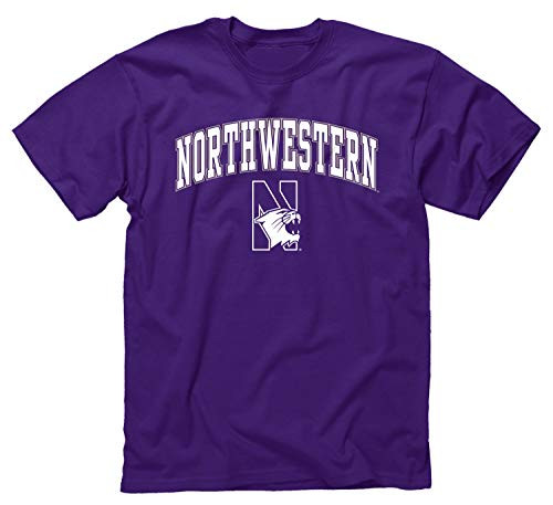 Campus Colors NCAA Adult Arch and Logo Soft Style Gameday T-Shirt Northwestern Wildcats - Purple Medium Campus Colors NCAA Adult Arch and Logo Soft Style Gameday T-Shirt Northwestern Wildcats - Purple Medium