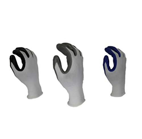 Blue Hawk multipurpose nitrile dipped gloves  15 pairs  size L