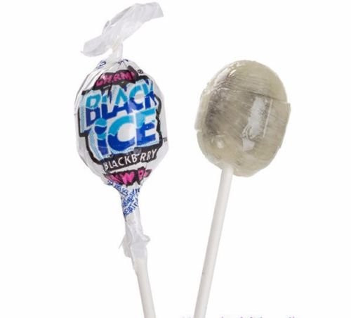 50 PIECE BLACK ICE BLACKBERRY CHARMS BLOW POPS LOLLIPOPS