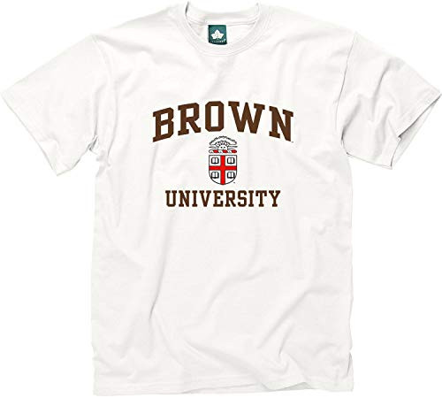 Ivysport Brown University Short-Sleeve T-Shirt Crest  White  Small