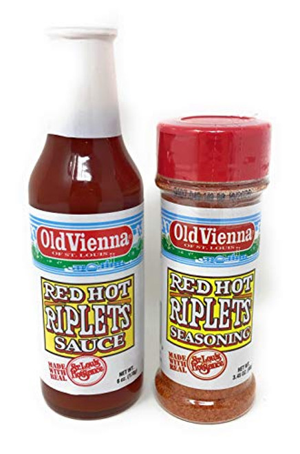 Old Vienna  Red Hot Riplet Sauce and Seasoning Combo