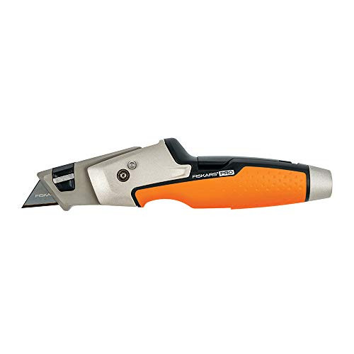 Fiskars Pro 770050-1001 Utility Knife Painters  Orange Black