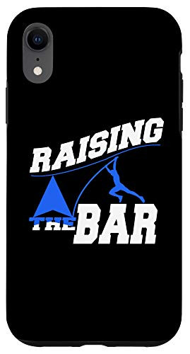 iPhone XR Pole Vault Pun - Raising The Bar Pole Vaulter Quote Case