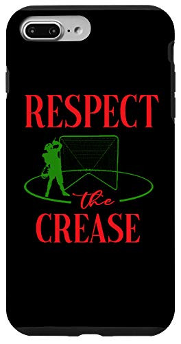 iPhone 7 Plus 8 Plus Lacrosse Goalie Quote Respect The Crease - Player Net Stick Case