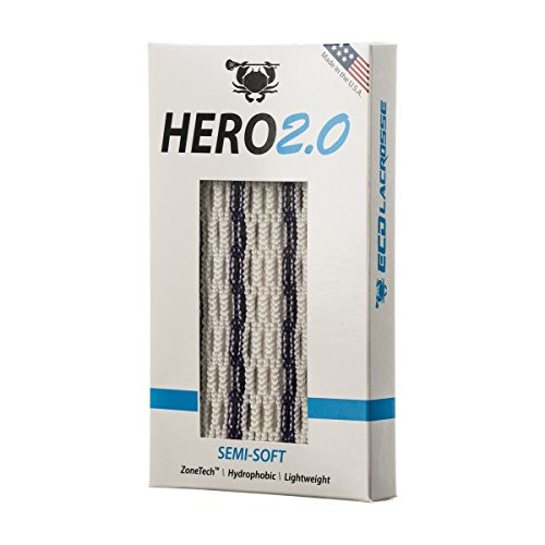 East Coast Dyes Lacrosse Hero 2.0 Mesh - Semi-Soft - Purple Striker