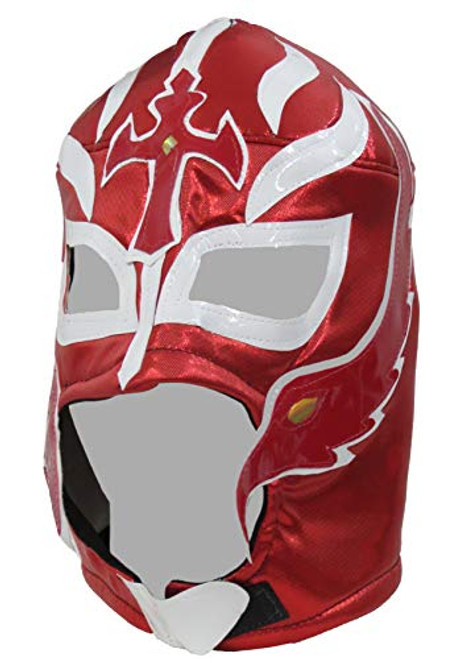 Leos Imports Rey Mysterio Adult Lucha Libre Wrestling Mask - Red