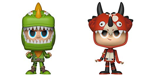 Funko Vynl: Fortnite - Rex & Tricera Ops Toy, Multicolor
