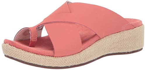 Spenco Women's Oasis Slide Sandal  Terra Cotta  7 Medium US