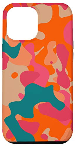 iPhone 12 Pro Max Camoflauge Camouflage Camo and Orange Cell Phone Case Gift Case