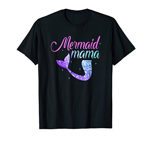 Mermaid Mom Mother's Day Tshirt Mermom Bridesmaid Party Gift