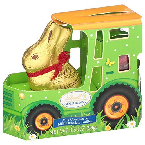 Lindt Easter Gold Bunny Milk Tractor  Pack of 8  28.0 Ounce