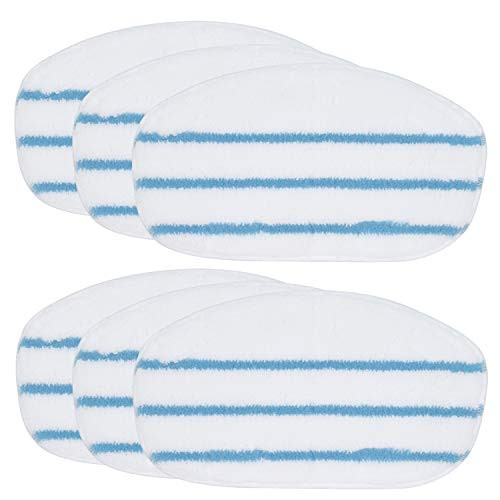Magicmops Replacement Microfiber Cleaning Pads Compatible with PurSteam ThermaPro 10-in-1 Steam Mop Cleaner  6-Pack