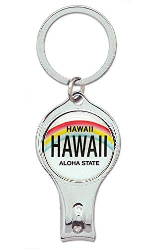 Island Heritage Hawaiian Nail Clipper Keychain - License Plate Hawaii