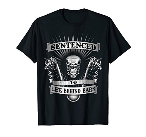 Life Behind Bars Biker Skull Ape Hangers Motorcycle T-Shirt Life Behind Bars Biker Skull Ape Hangers Motorcycle T-Shirt