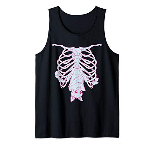 Creepy Cute Bat  Pastel Goth Wiccan and Witchcraft  Kawaii Tank Top