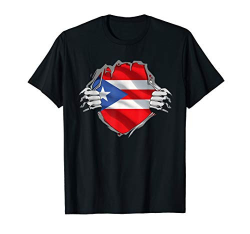 Super Puerto Rican Heritage Puerto Rico Roots Flag Gift T-Shirt Super Puerto Rican Heritage Puerto Rico Roots Flag Gift T-Shirt