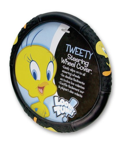 Plasticolor Tweety Attitude Steering Wheel Cover