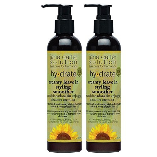 Jane Carter Hydrate Creamy Leave in Styling Smoother 8oz "Pack of 2"
