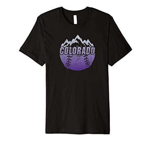Colorado Baseball Rocky Mountains Design Premium T-Shirt Colorado Baseball Rocky Mountains Design Premium T-Shirt