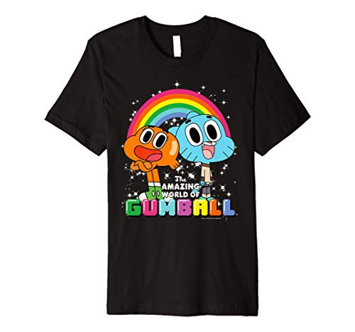 CN The Amazing World Of Gumball  and  Darwin Rainbow Portrait Premium T-Shirt