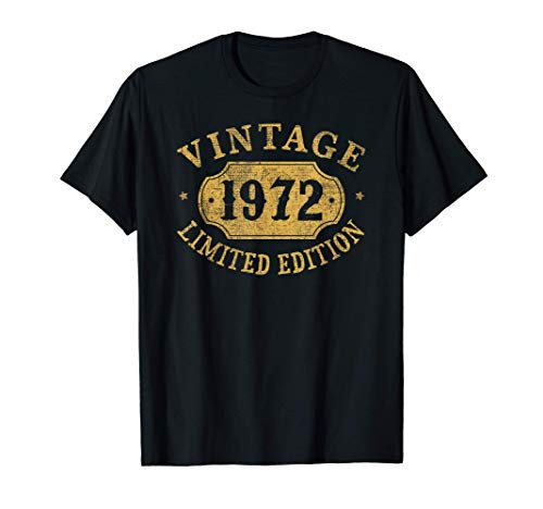 49 years old 49th Birthday Anniversary Gift Limited 1972 T-Shirt