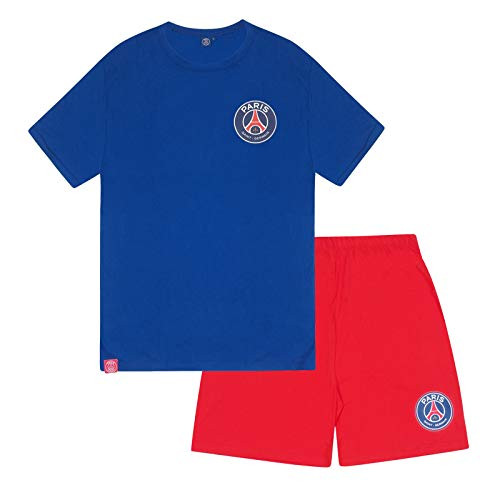 PSG Official Soccer Gift Mens Loungewear Short Pajamas XL Blue