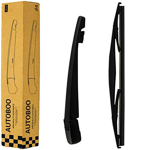 Replacement For Honda Element 2003-2011 Rear Windshield Window Back Wiper Blade With Arm Set OEM  76720-SCV-A01 76730-S3N-003 Rear Wiper Blade 12"