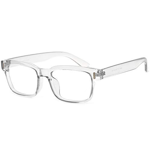 Cyxus Blue Light Blocking Computer Glasses for Anti Eye Strain UV Clear Lens Eyewear Women Men  8084T34 Crystal