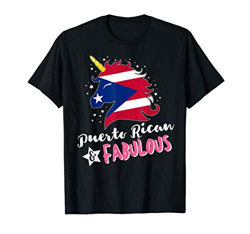 Puerto Rican Unicorn Puerto Rico Flag T-Shirt Puerto Rican Unicorn Puerto Rico Flag T-Shirt