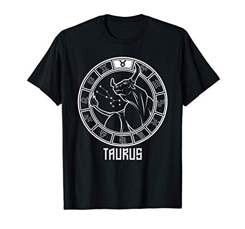 Taurus Zodiac Sign T-Shirt - April and May Birthday Gift Tee T-Shirt Taurus Zodiac Sign T-Shirt - April and May Birthday Gift Tee T-Shirt