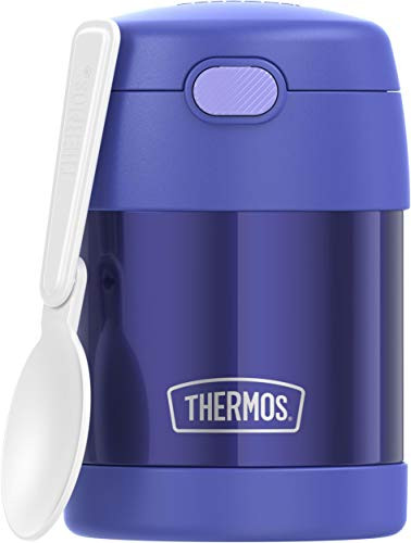 THERMOS FUNTAINER 10 Ounce Stainless Steel Kids Food Jar  Purple