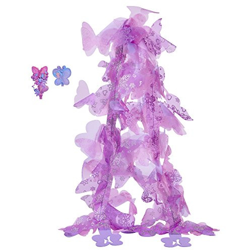 Fancy Nancy Purple Boa + 2 Hair Clips, 46 Inches Long