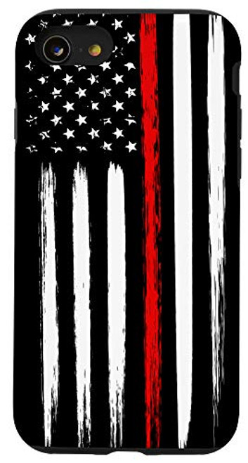 iPhone SE  2020    7   8 Firefighter Phone Case Thin Red Line American Flag Fireman Case iPhone SE  2020    7   8 Firefighter Phone Case Thin Red Line American Flag Fireman Case