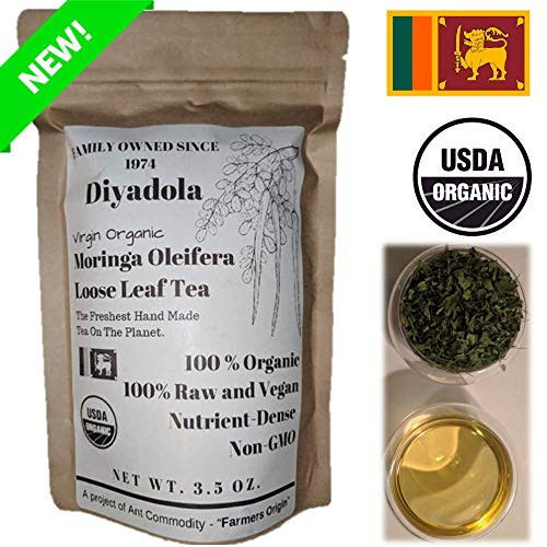 Organic Moringa Oleifera Loose Leaf Tea