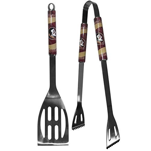 NCAA Siskiyou Sports Fan Shop Florida State Seminoles 2 pc Steel BBQ Tool Set One Size Team Color
