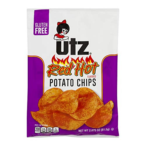 UTZ Red Hot Potato Chips 2.875 oz Bags - Pack of 7 UTZ Red Hot Potato Chips 2.875 oz Bags - Pack of 7