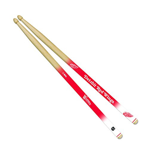 Woodrow Guitar by The Sports Vault NHL Detroit Red Wings Drum Sticks Woodrow Guitar by The Sports Vault NHL Detroit Red Wings Drum Sticks
