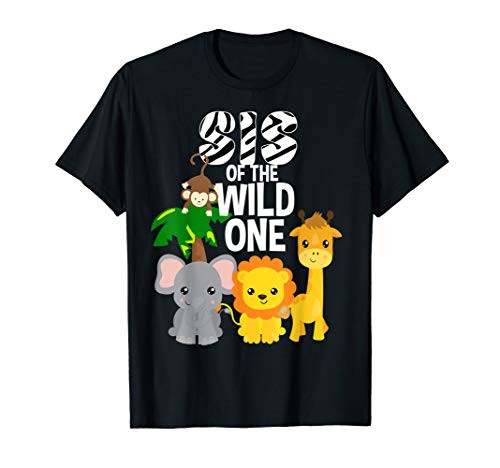 Sis of the Wild One Zoo Theme Birthday Safari Jungle Animal T-Shirt Sis of the Wild One Zoo Theme Birthday Safari Jungle Animal T-Shirt